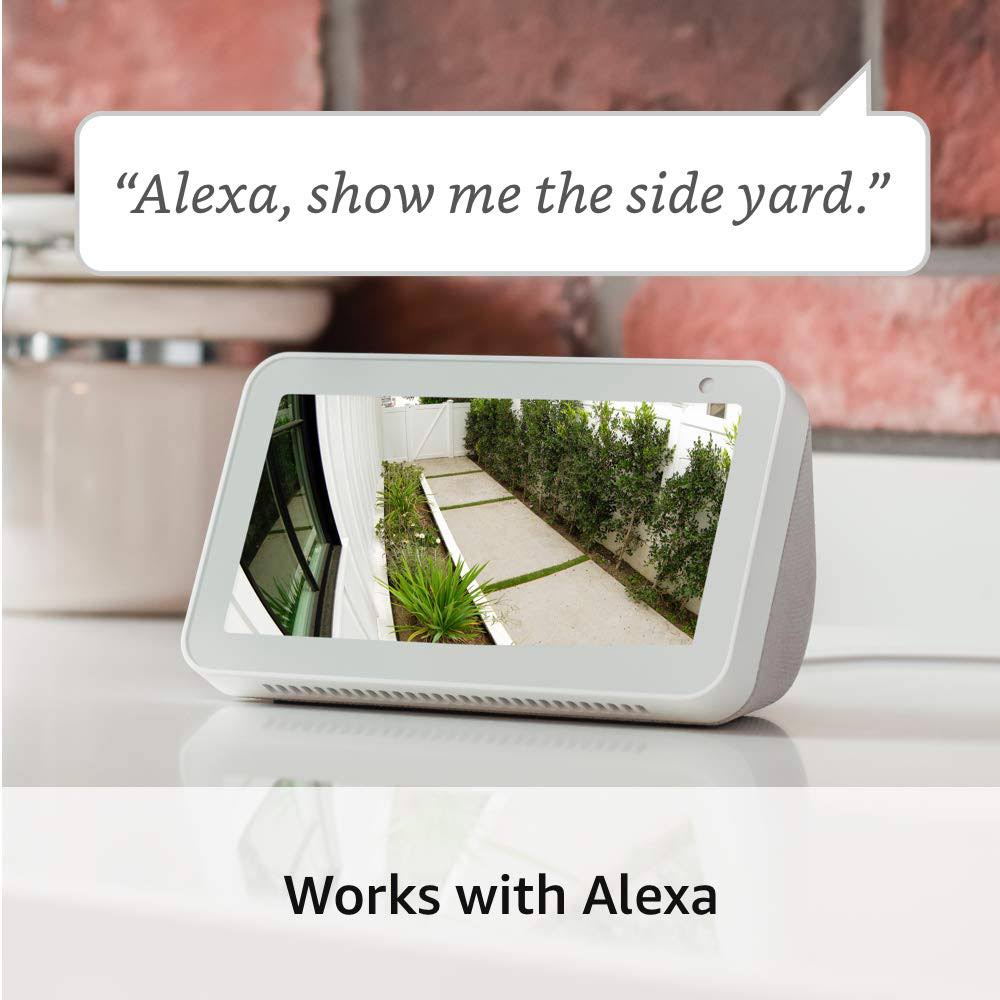 Black HD Security Camera with Two-Way Talk and Siren Alarm S63303