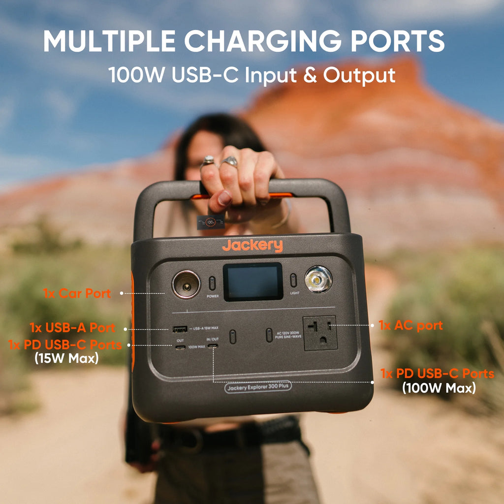 Portable Power Station 288Wh LiFePO4 Battery Y9582