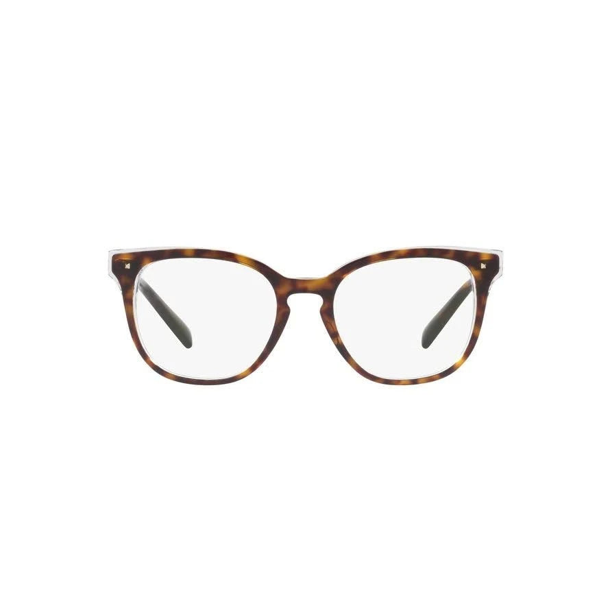 Top Havana on Crystal Eyeglasses R6729