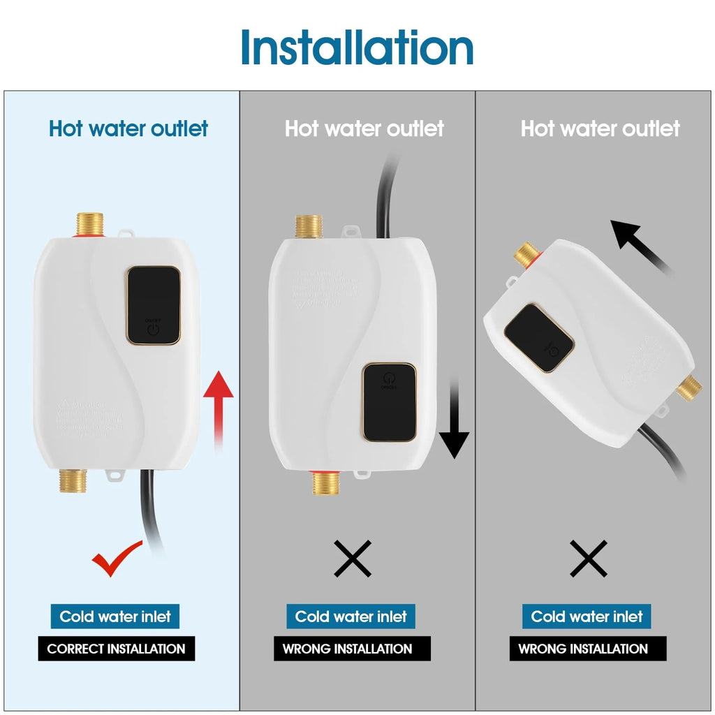 3000W Mini Electric Tankless Instant Water Heater N2130