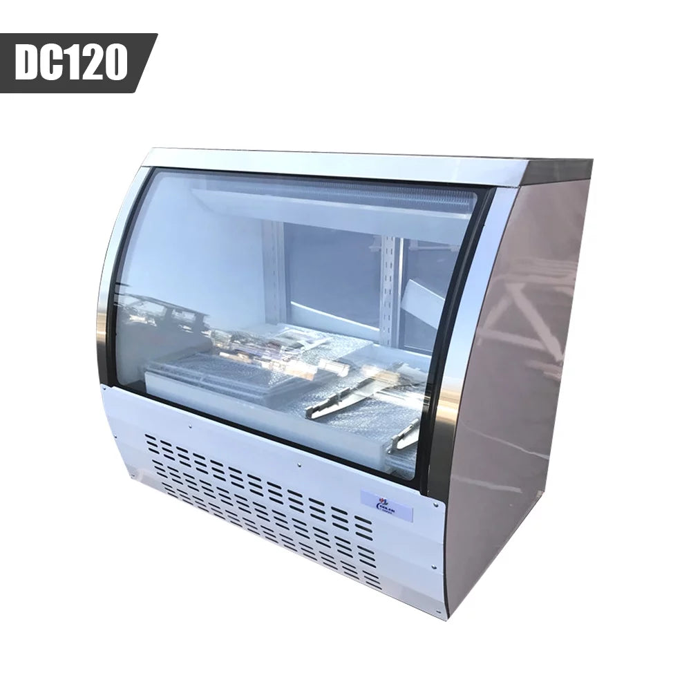 18 Cu Ft Curved Glass Deli Display Case D4931