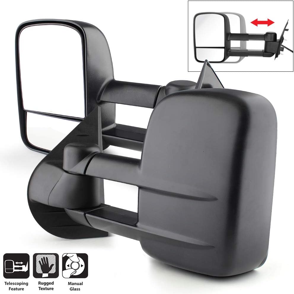 Manual Non Heat Towing Telescoping Side Mirrors K8104