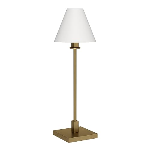 28" Tall Table Lamp with Metal Shade in Black G76756