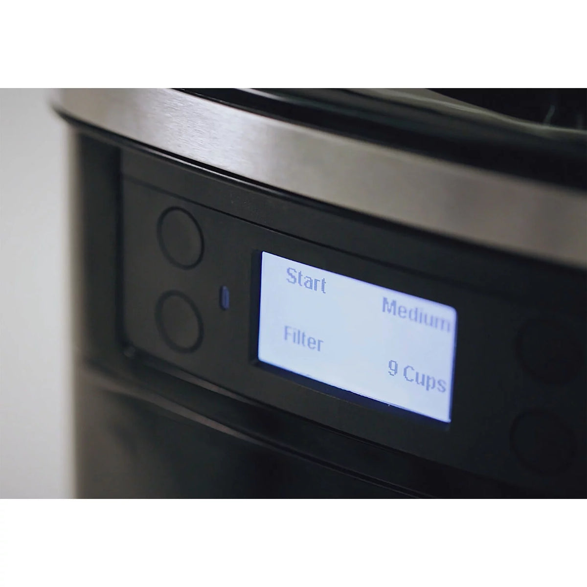 Red Coffee Maker with Built-in Grinder M104