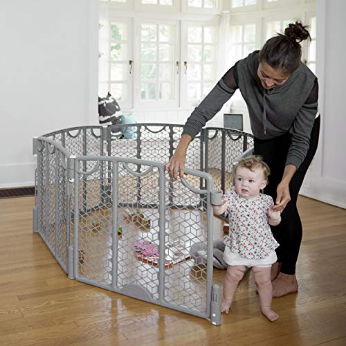 8-Panel Plastic Adjustable Play Area W820