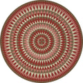 Vintage Vinyl Round Folk Art Bulls Eye G3876