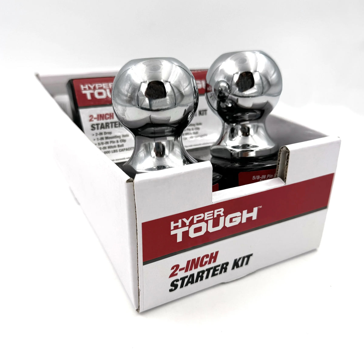 2 inch Drop Trailer Hitch Starter Kit with 5/8 inch Pin, Class III, Black, 2 inch Ball Q440