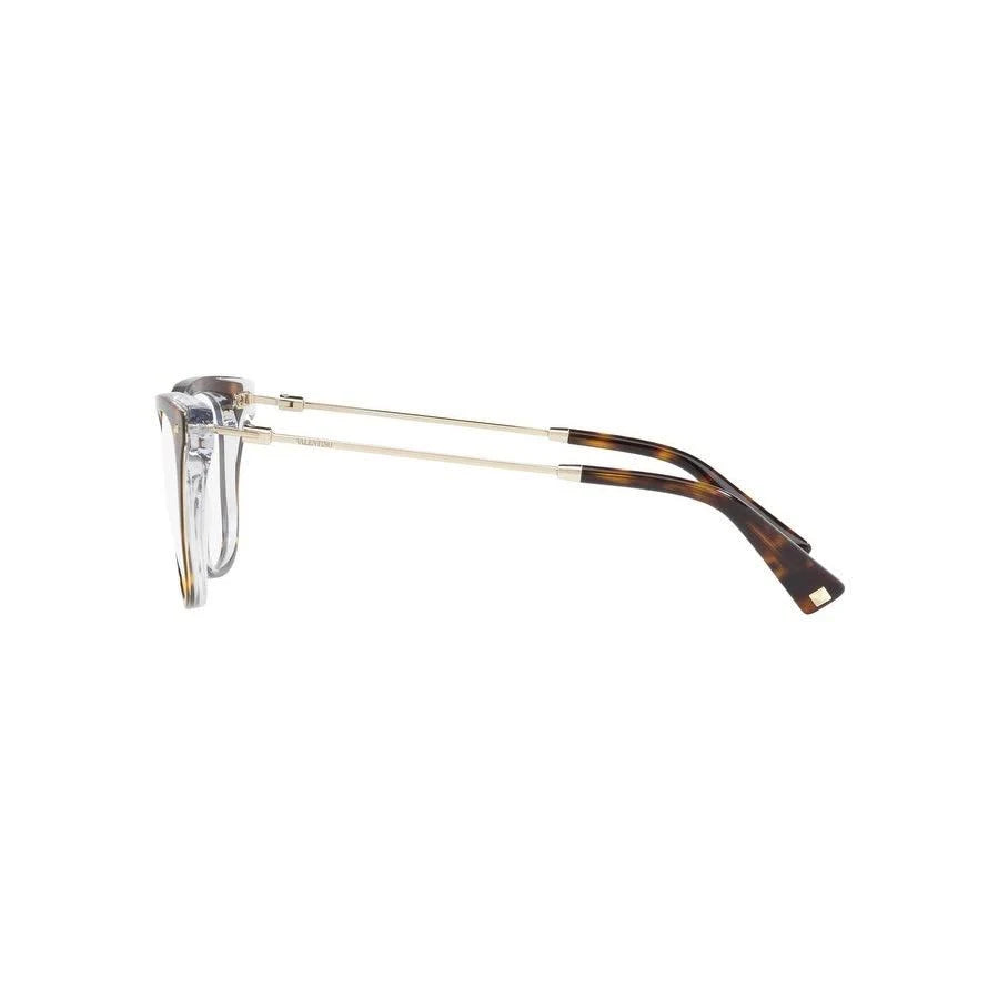 Top Havana on Crystal Eyeglasses R6729