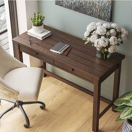 Warm Brown Home Office Desk V646978