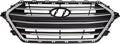 Silver Shell Black Insert Grille Assembly S48227