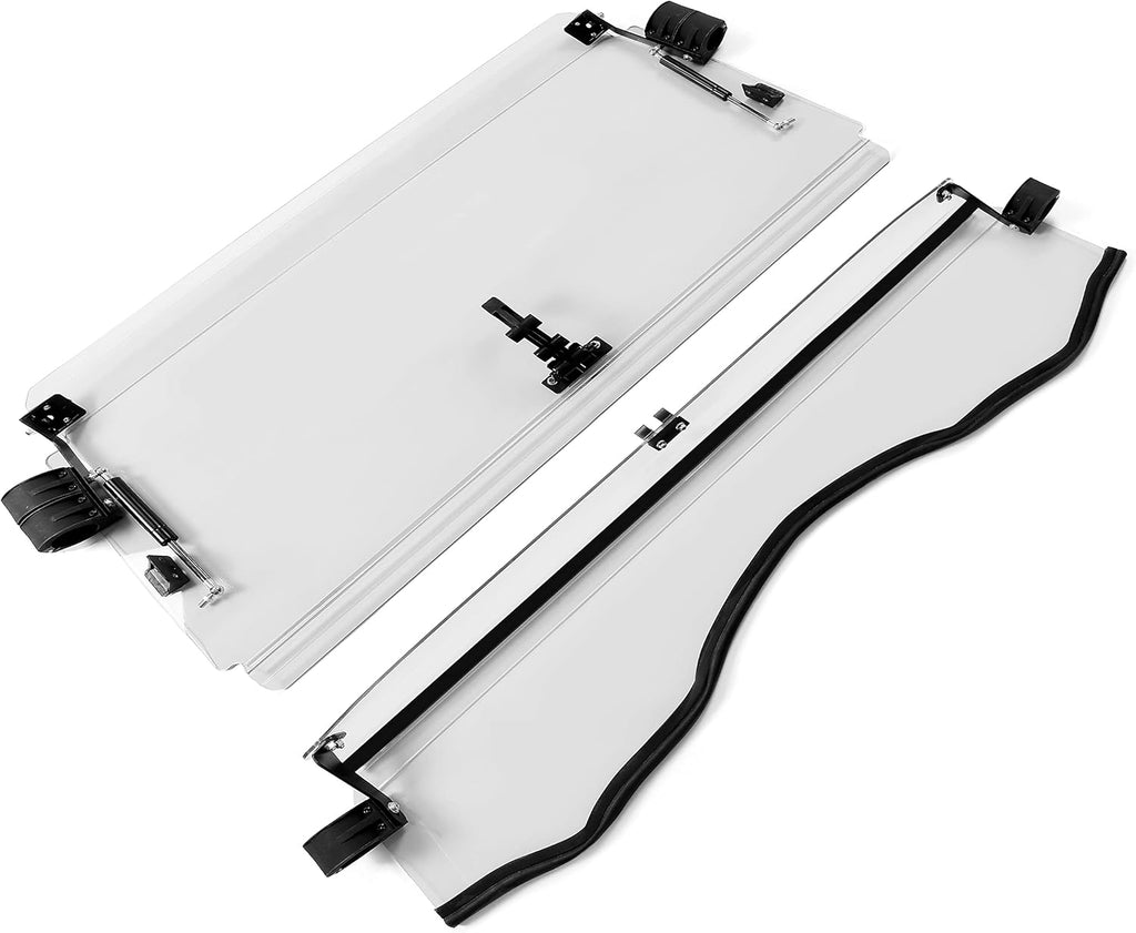 Clear Scratch Resistant 3-IN-1 Folding Windshield W38541