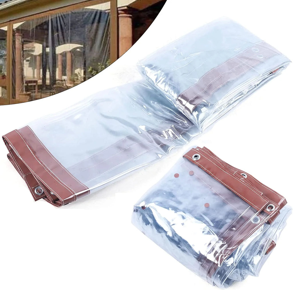 Brown Waterproof PVC Tarpaulin Canopy 8'*8' X115