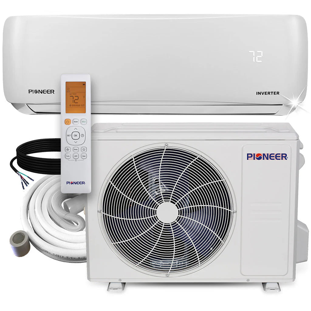 24,000 BTU 18 SEER 230V Ductless Mini-Split Inverter Air Conditioner Heat Pump System L12514
