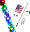 Pack of 2 LED RGB Whip Lights for Offroad UTV ATV H21077