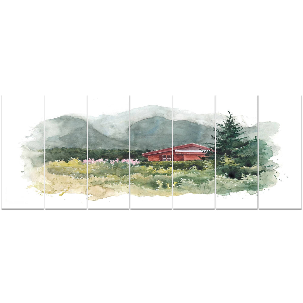 Green 6 Piece Canvas Print Set Y779444