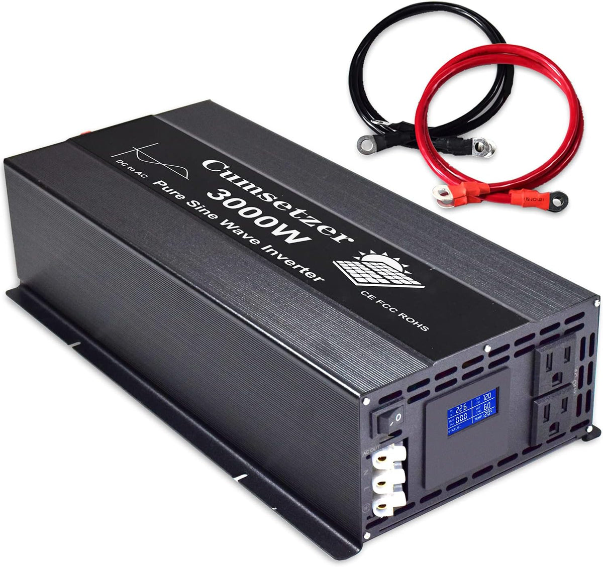 3000w 24v Pure Sine Wave Power Inverter with Dual US Outlet J86502