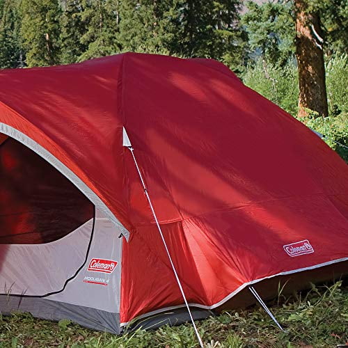 Red 4-Person Backpacking Tent D398245