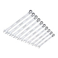 Metric Ratcheting Combination Wrench Set, 10-Piece L80714
