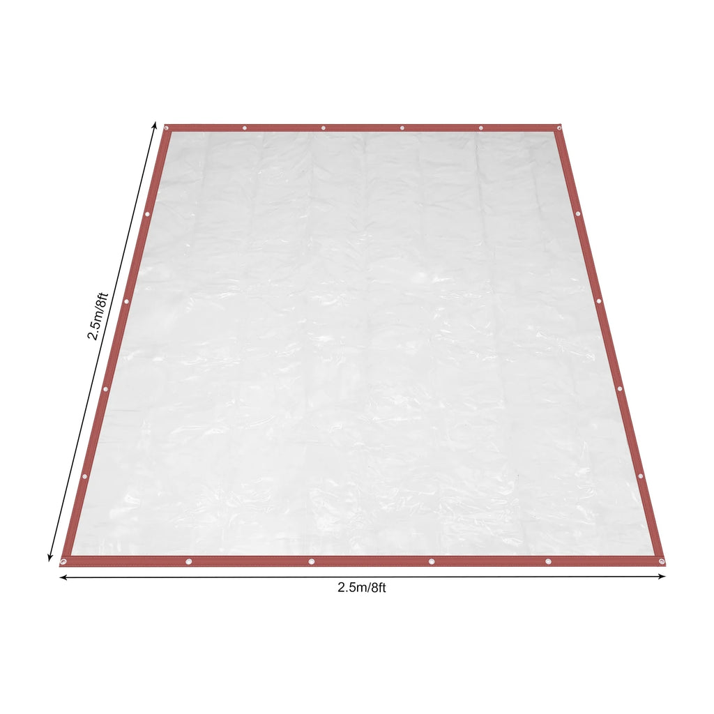 Brown Waterproof PVC Tarpaulin Canopy 8'*8' X115