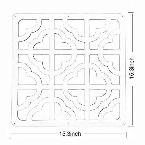 10Pieces Wood-Plastic Hanging Room Divider T9870