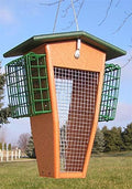 Poly Split Peanut Bird Feeder with Suet Cages L916763