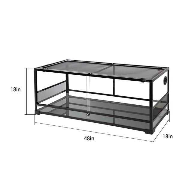Glass Reptile Terrarium with Sliding Doors U14409
