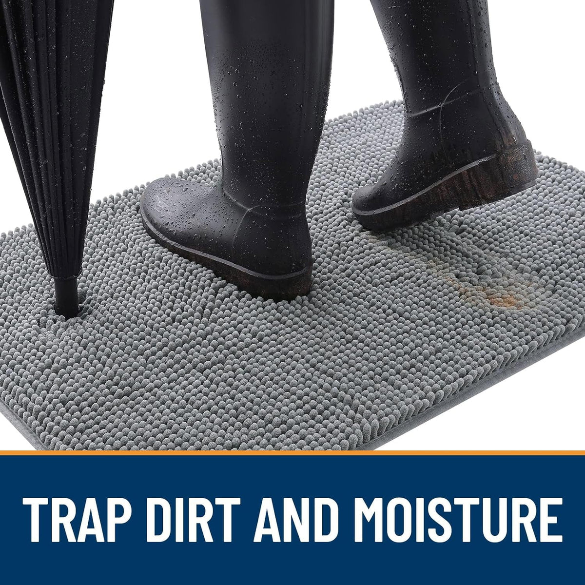 Non-Slip Washable Microfiber Door Mat O36760