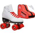 White/Red Quad Roller Skates Package C49190