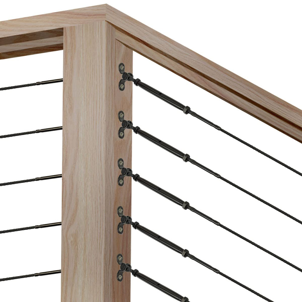 Black Cable Railing Hardware Kit, 10 Pairs D87980