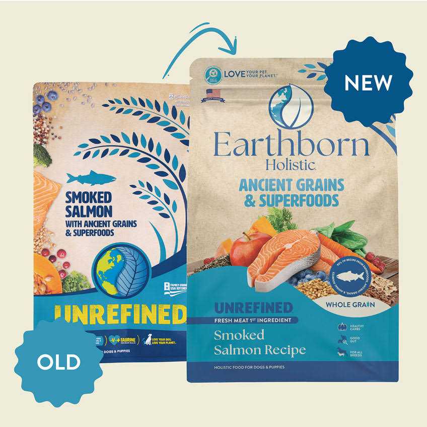 Unrefined Smoked Salmon Dry Dog Food H234302