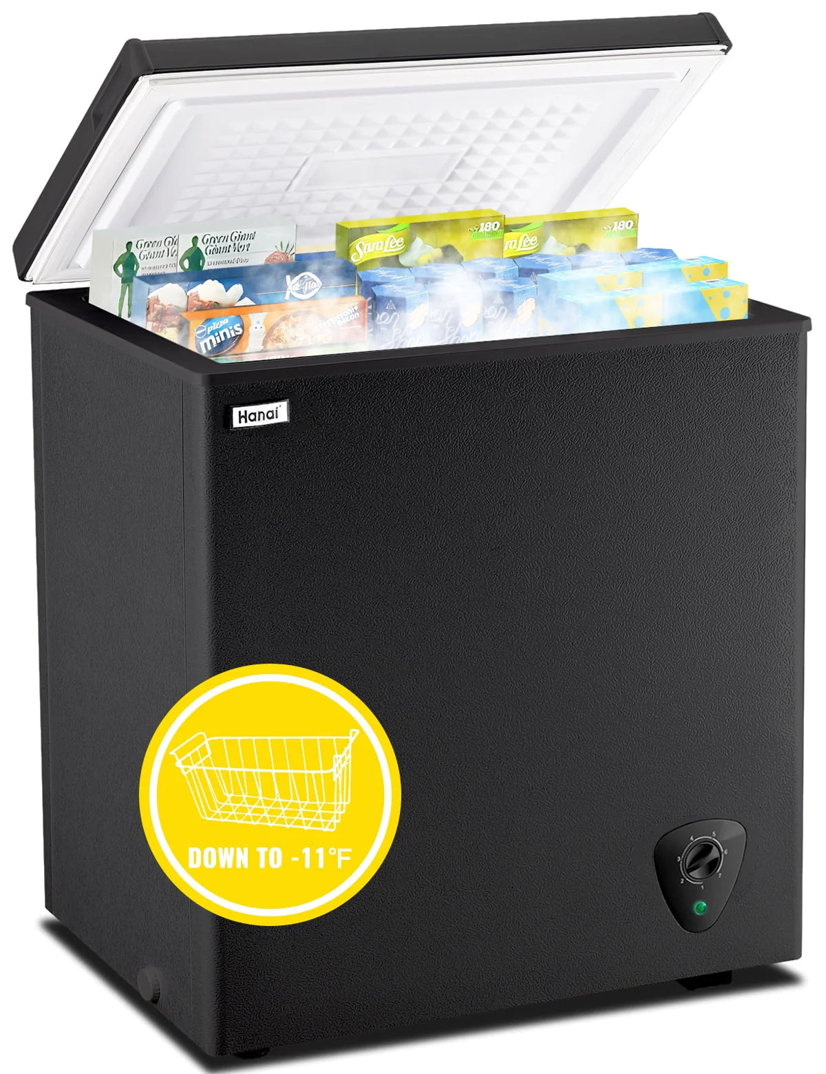 3.5 Cubic Feet White Chest Freezer H291