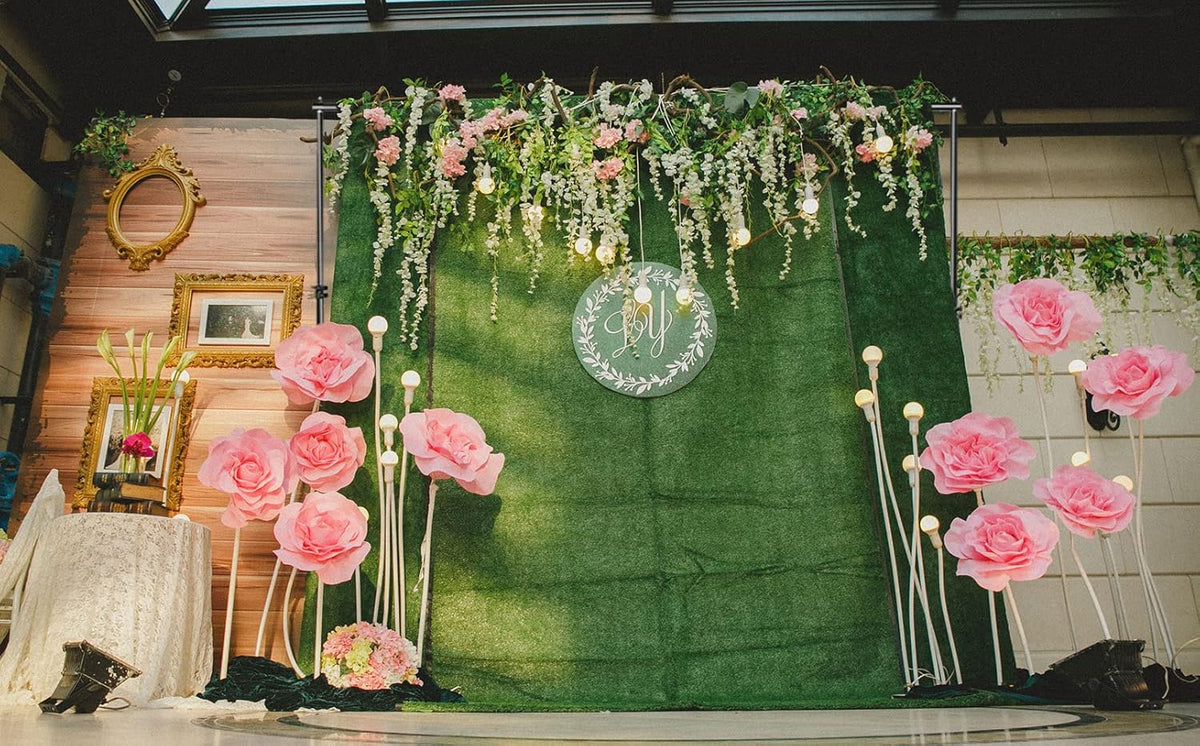 8 x 10ft Adjustable Photo Backdrop Stand with Carry Bag and 3 Clamps M154036