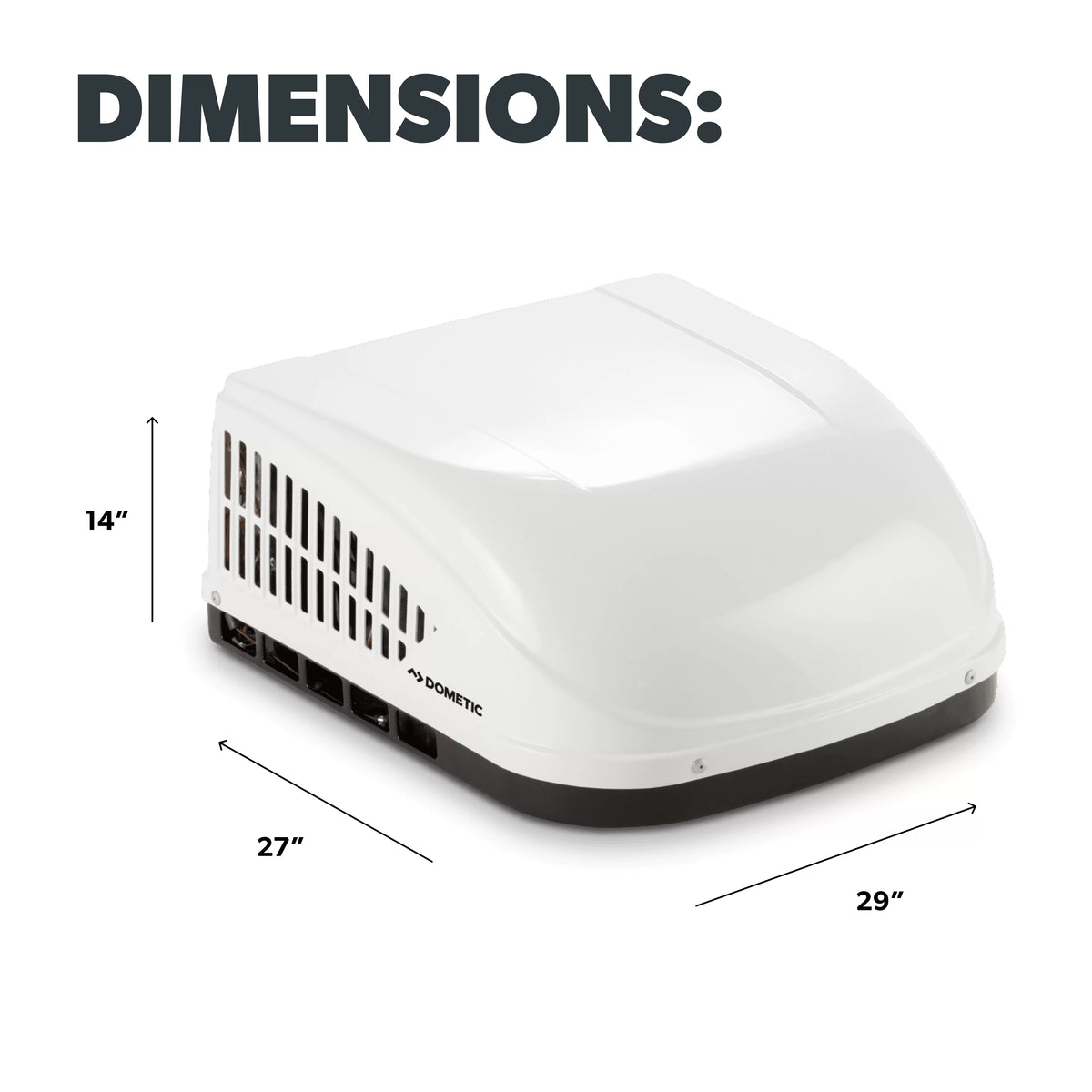 15K BTU Polar White Air Conditioner with Heat Pump A203434