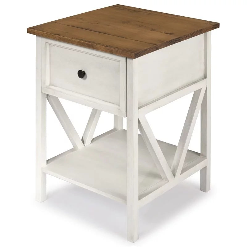 3 Piece Living Room Set with Storage Console and 2 End Tables U8179