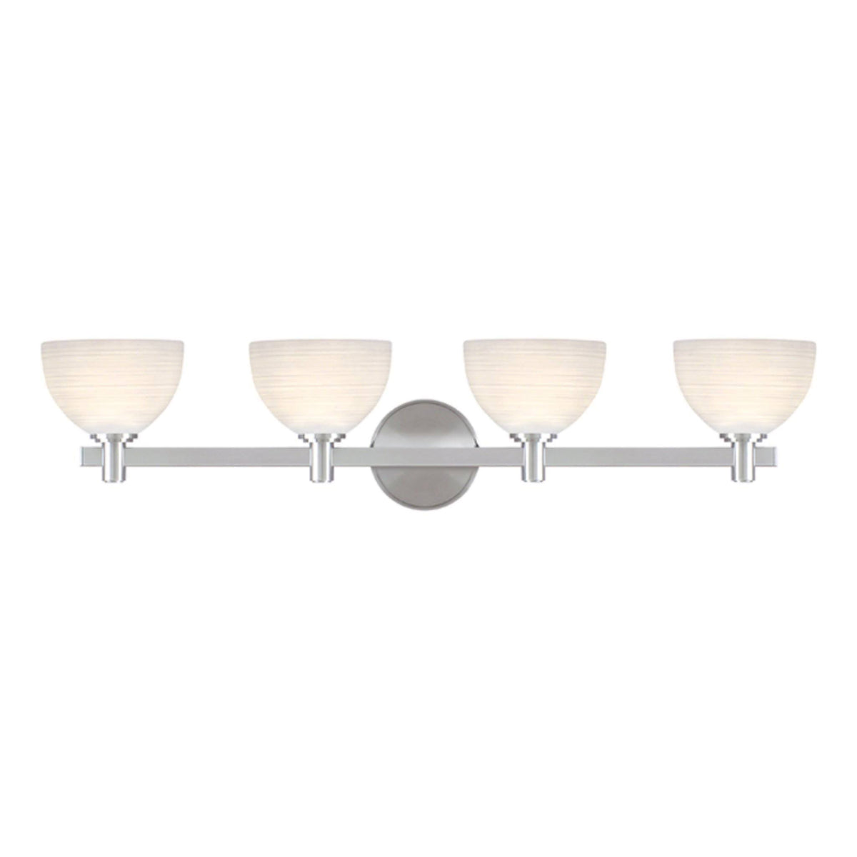4 Light Bath Bracket, Satin Nickel A4522