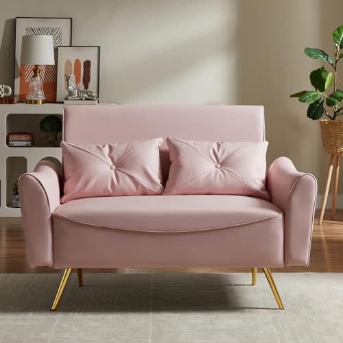 Blue Velvet Loveseat Sofa M84342