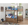 Twin Bunk Bed with Trundle U9982