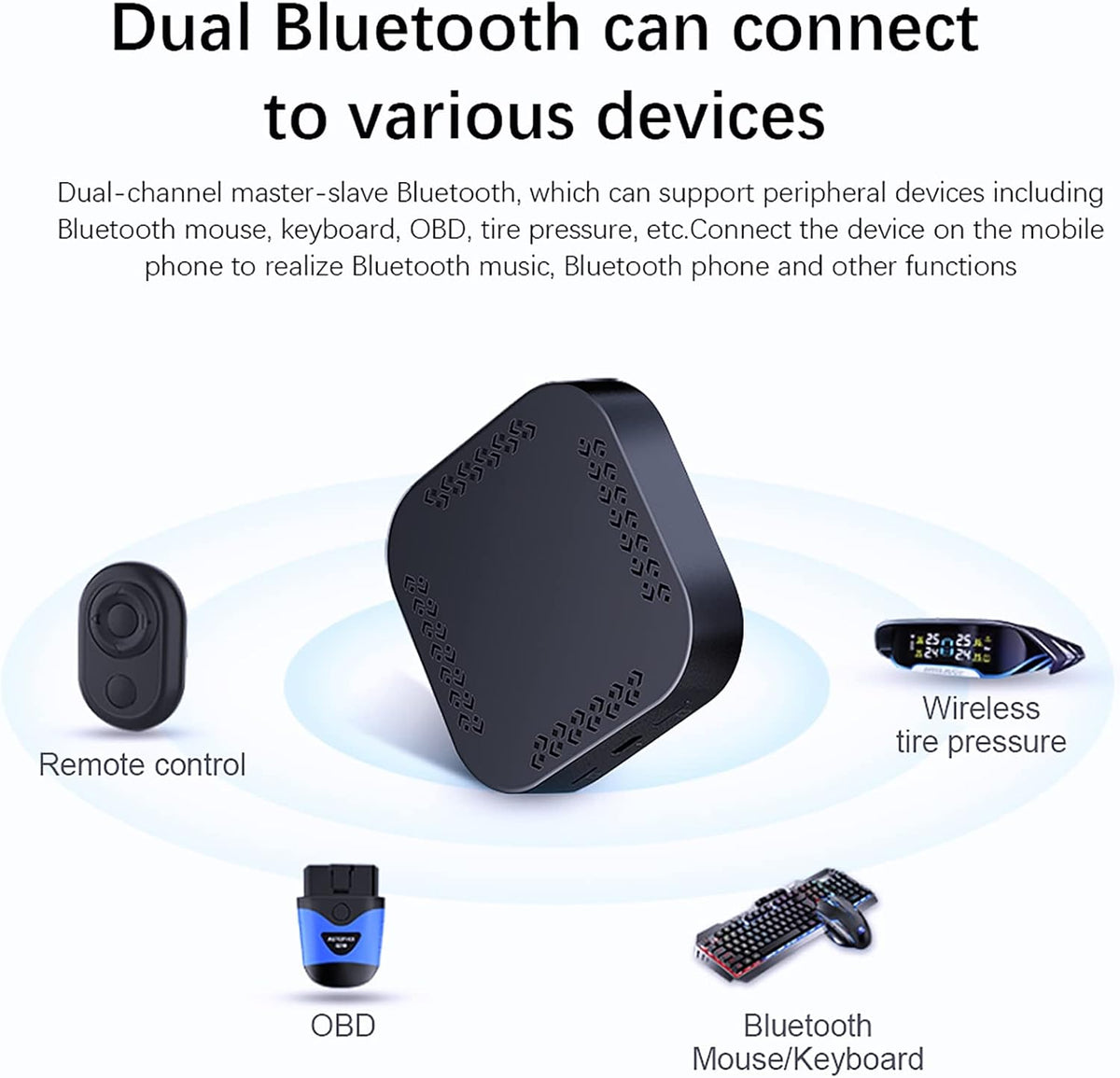 CarPlay AI Box Multimedia Video Box Qualcomm 8-core 4+64G L59475