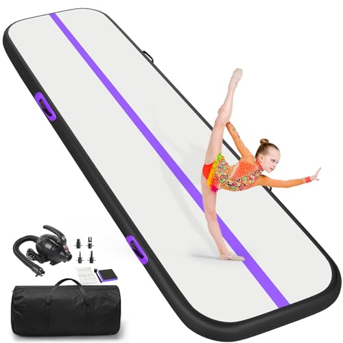6.6ft Inflatable Tumbling Mat with Electric Pump F212449