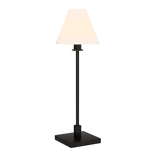28" Tall Table Lamp with Metal Shade in Black G76756