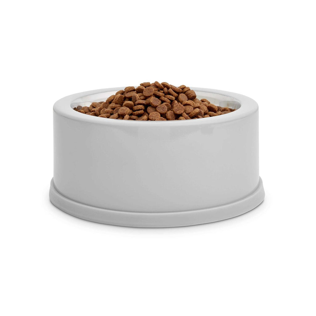 Stainless-Steel Grey Dog Bowl T12490