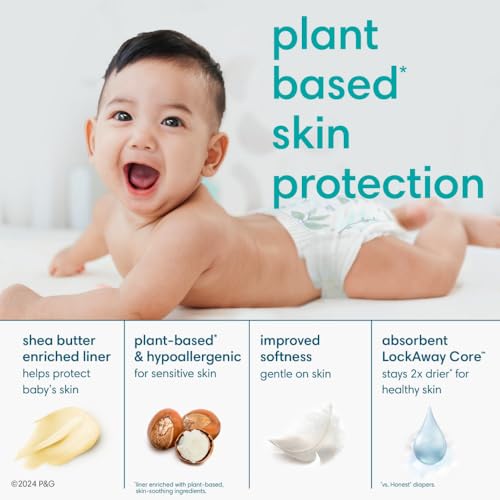 Size 5 Hypoallergenic Disposable Baby Diapers D1375
