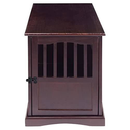 Wooden Medium Pet Crate End Table S720932