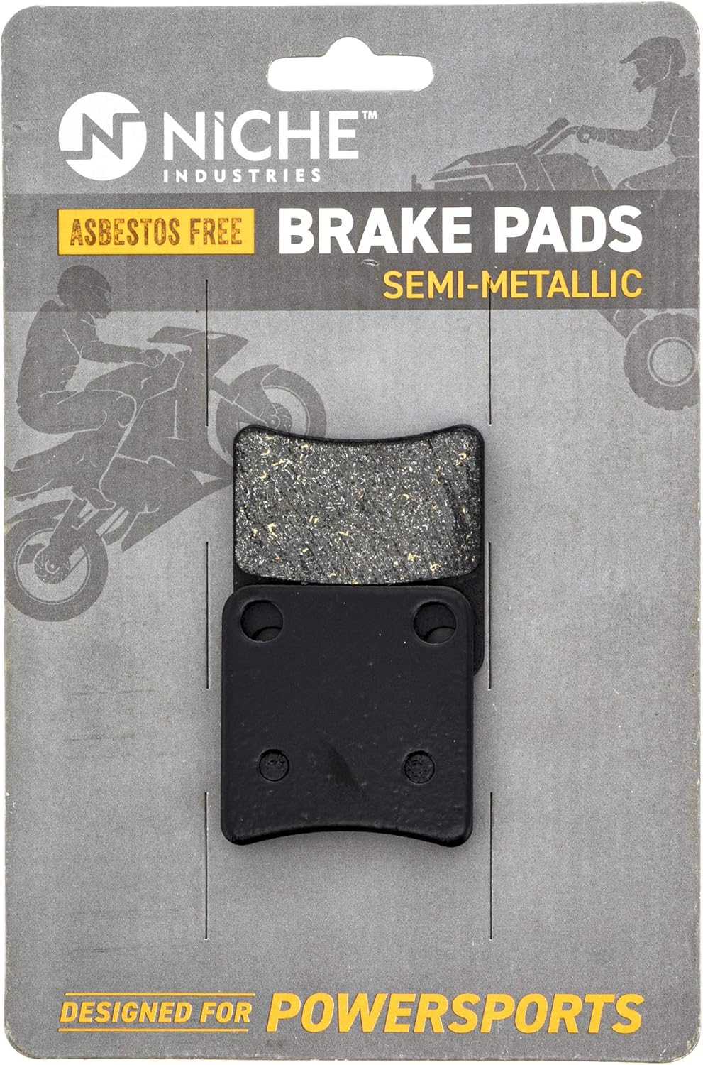 Brake and Parking Pad Set, Semi-Metallic, Pack of 2 S27974