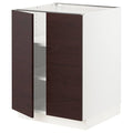 White Base Cabinet with Shelves and 2 Doors E599319