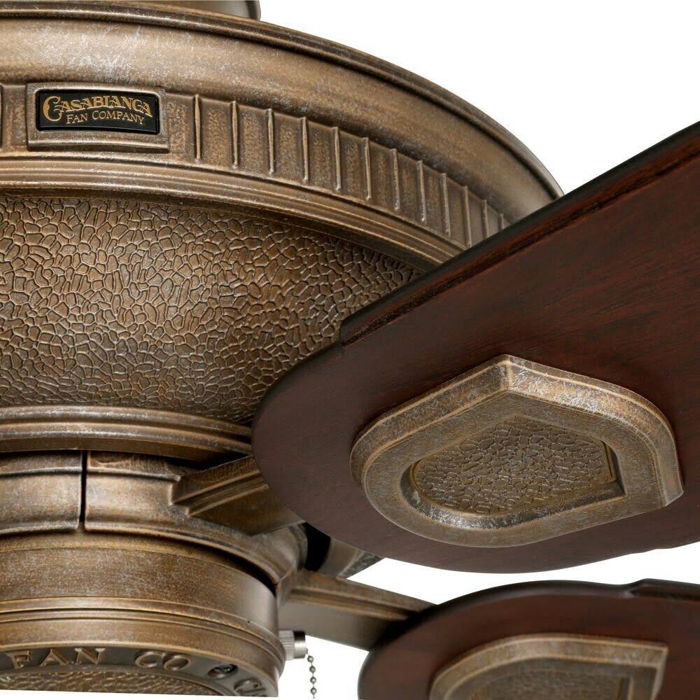 Aged Bronze Ceiling Fan U48105
