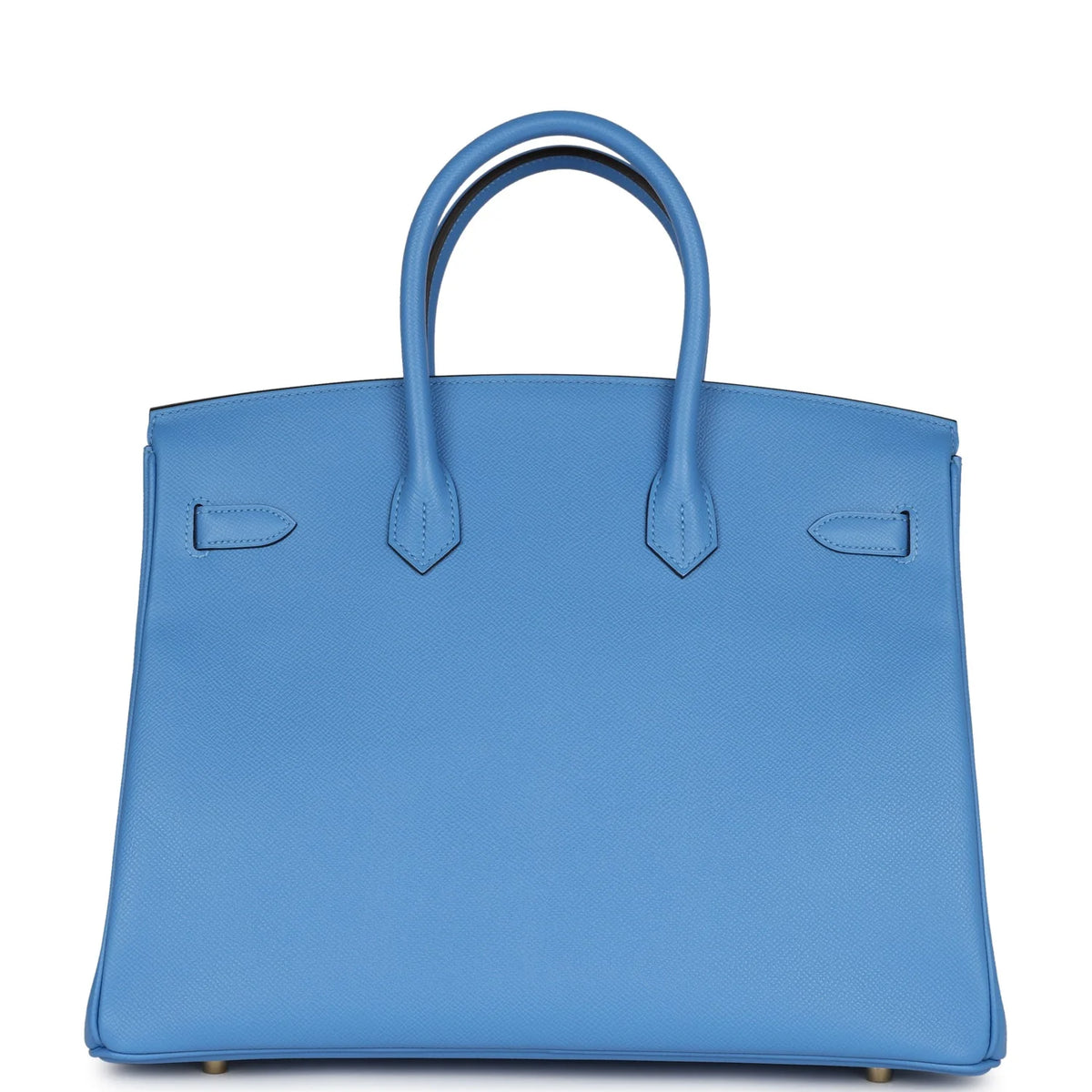Birkin 35 Bleu Paradise Epsom Gold Hardware N41204