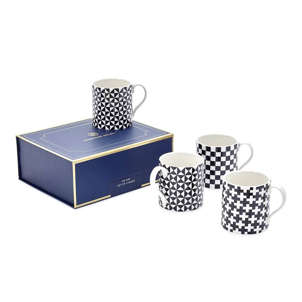 Op Art Mug Set Of 4 V336