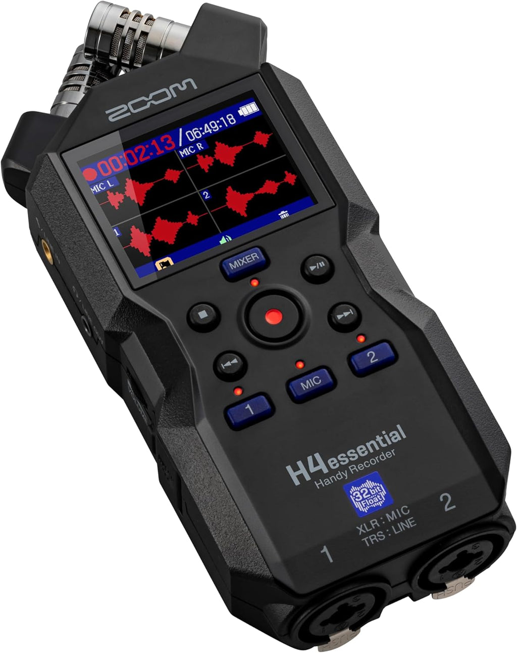 4-Track Recorder with Shotgun Microphone (Black) X178927