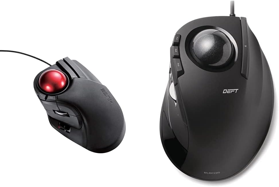Wired Finger-operated Large Trackball Mouse 8-Button Y925514